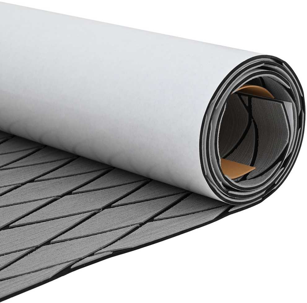 laivo grindys savaime lipnys šviesiai pilkų ir juodų 190x70 cm EVA putplastis