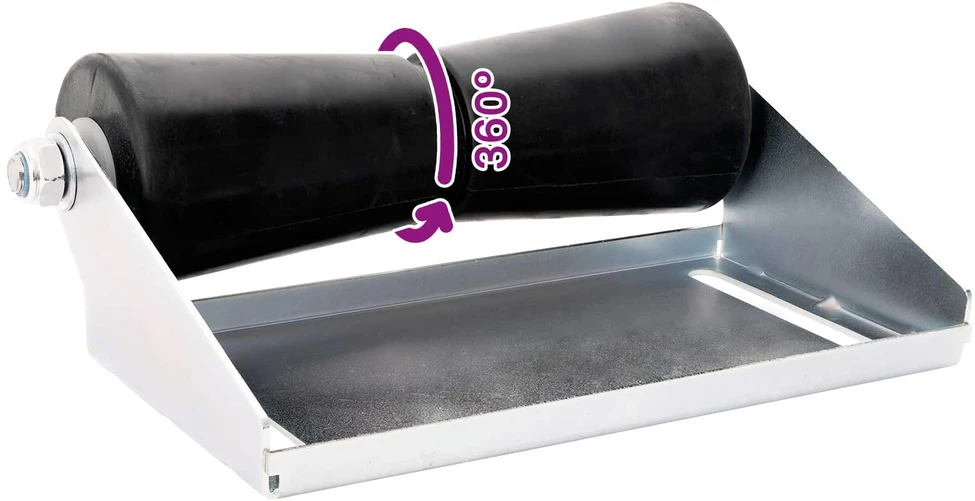 Laivo priekabos ritė su laikikliu 30,5 cm Galvanizuotas plienas