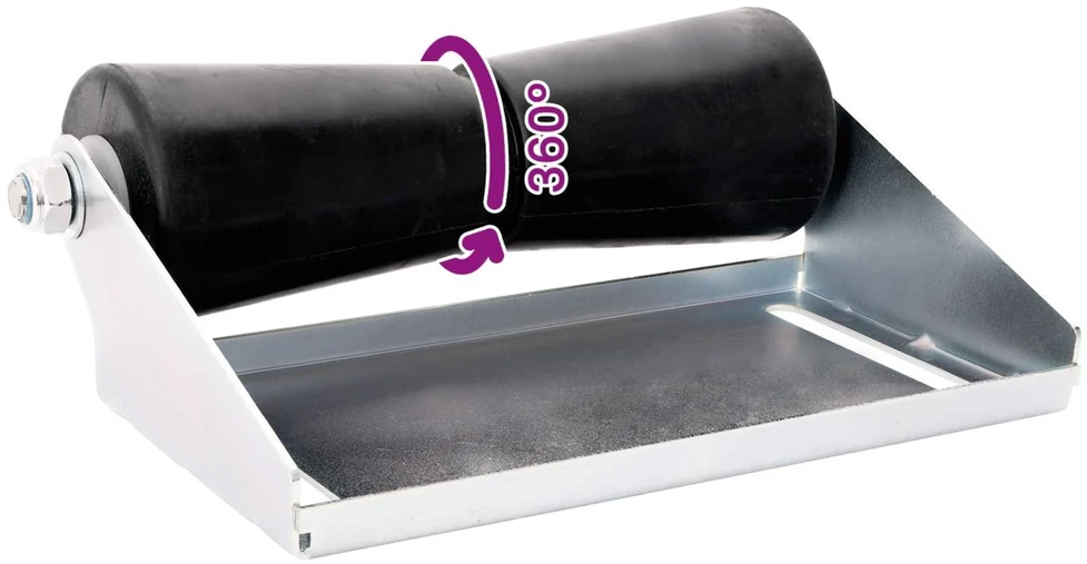 Laivo priekabos ritė su laikikliu 30,5 cm Galvanizuotas plienas