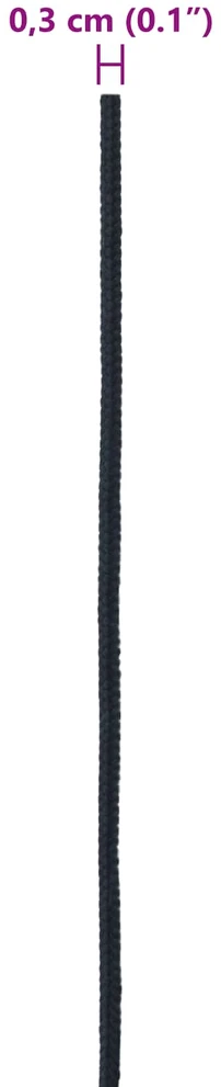 Laivo virvė 0.3 mm 50 m Karališka mėlyna Poliesteris