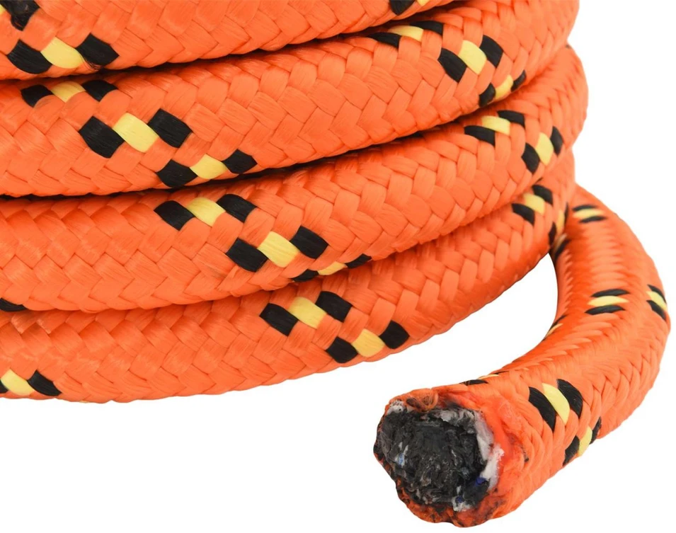 Laivo virvė 3 mm 10 m Oranžinė