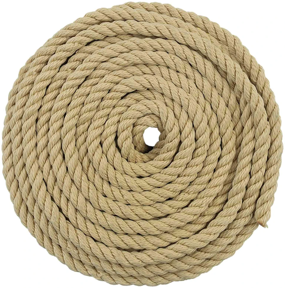 Laivo virvė 10 mm 500 m Natūrali