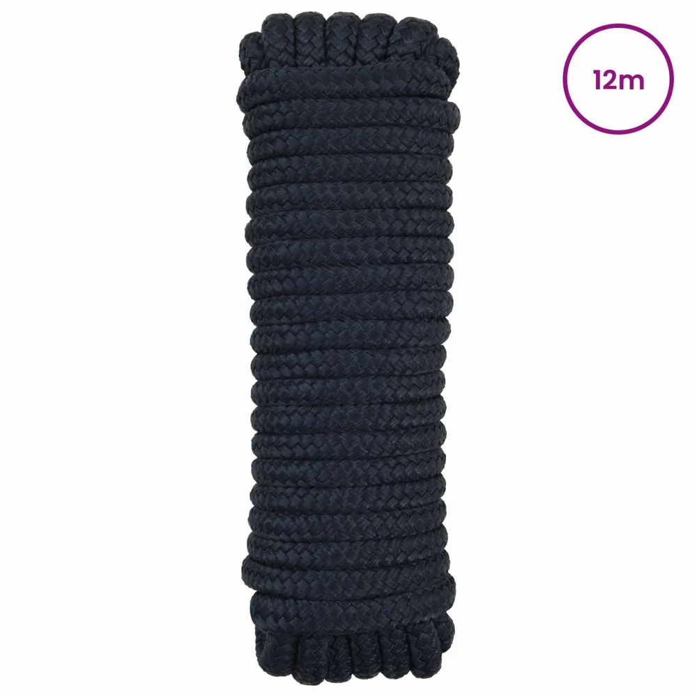 Laivo virvė 2 mm 12 m Karališka mėlyna Poliesteris