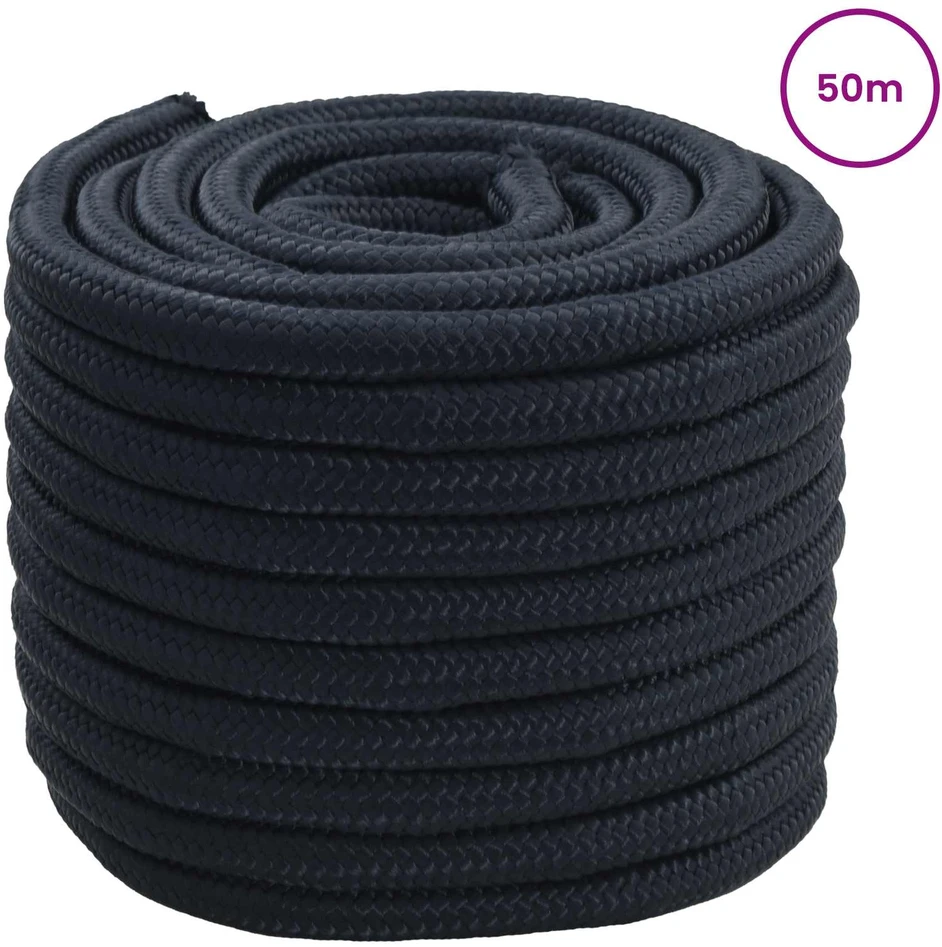 Laivo virvė 1.8 mm 50 m Karališka mėlyna Poliesteris