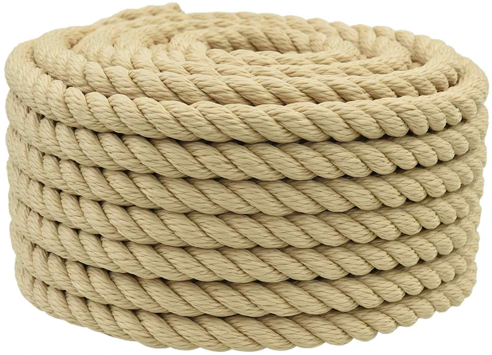 Laivo virvė 2 mm 50 m Natūrali