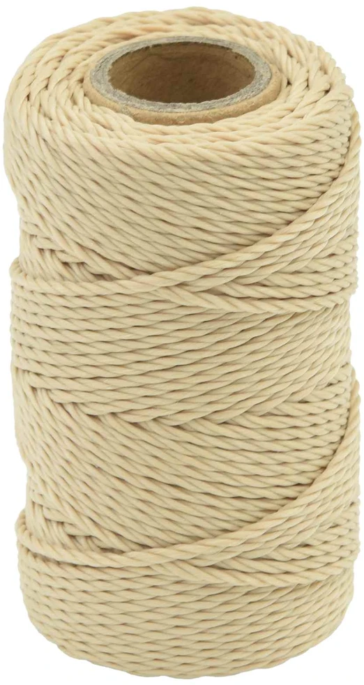 Laivo virvė 2 mm 50 m Natūrali
