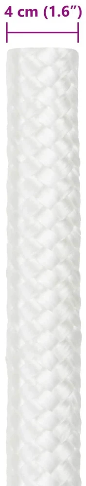 Laivo virvė 4 mm 25 m Balta
