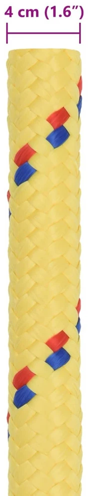 Laivo virvė 4 mm 25 m Geltona