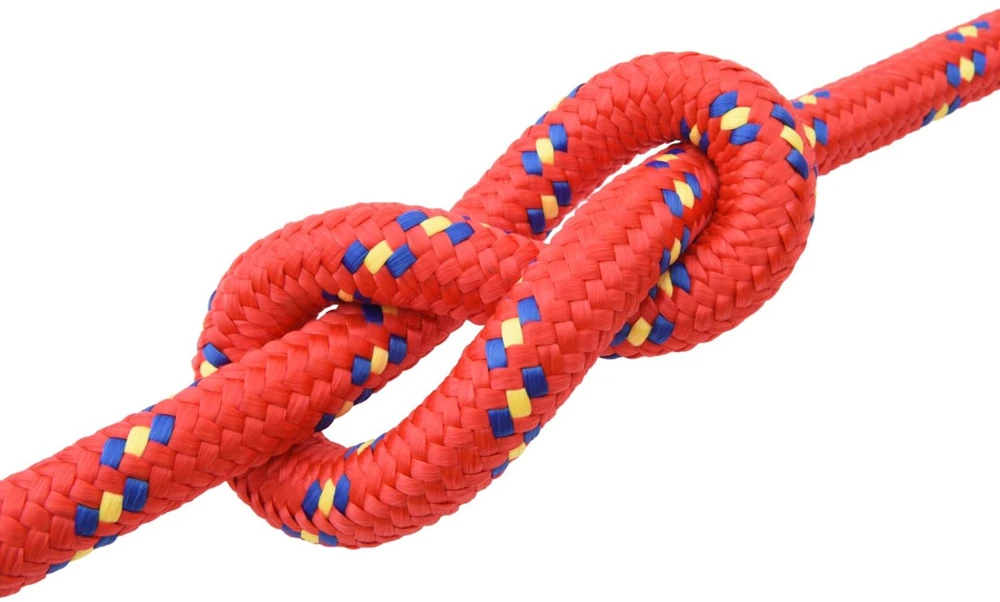 Laivo virvė 4 mm 25 m Raudona