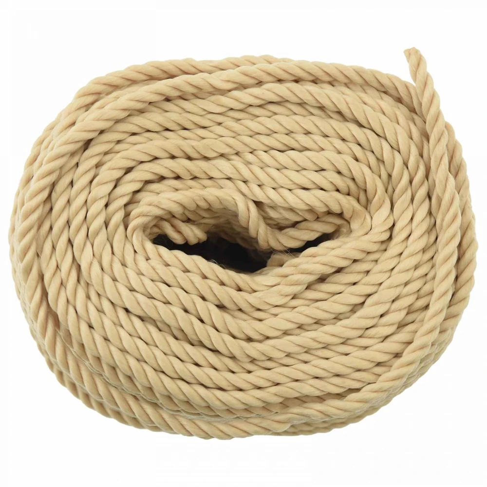Laivo virvė 6 mm 250 m Natūrali