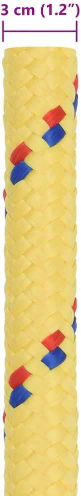 Laivo virvė 3 mm 25 m Geltona PP