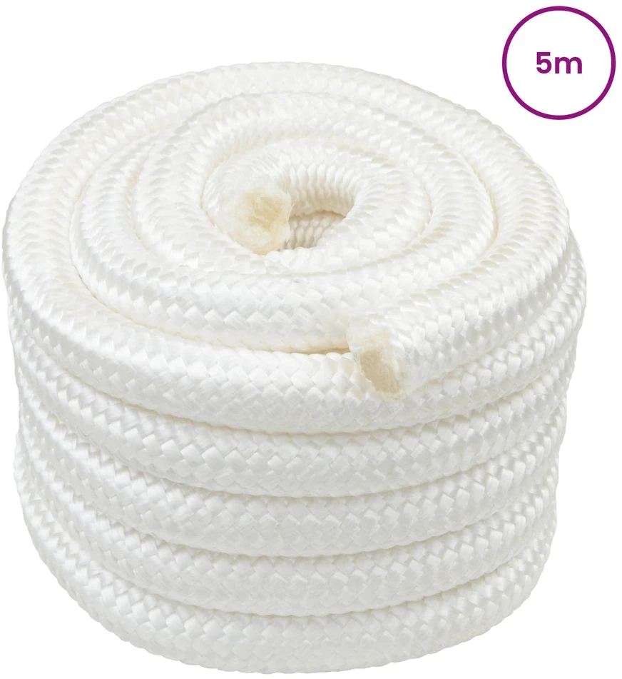Laivo virvė 3 mm 5 m Balta