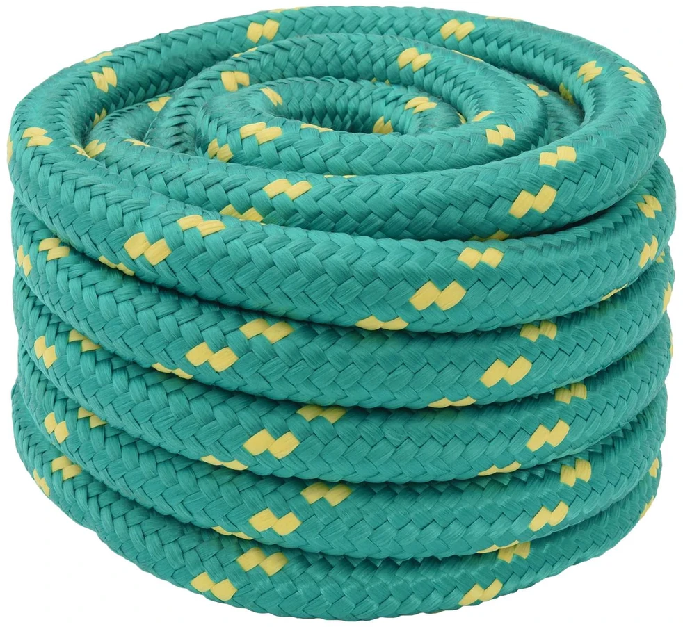 Laivo virvė 4 mm 10 m Žalia