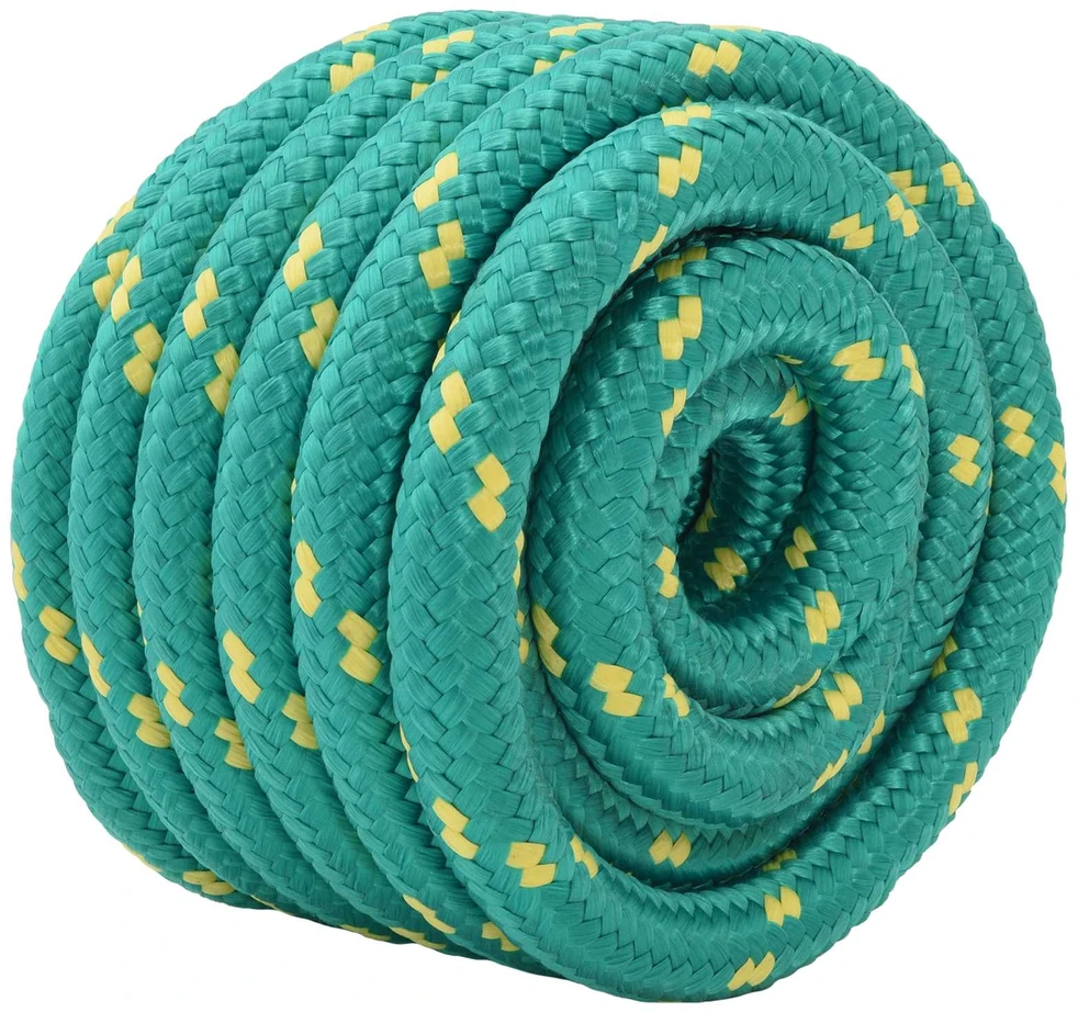 Laivo virvė 4 mm 10 m Žalia