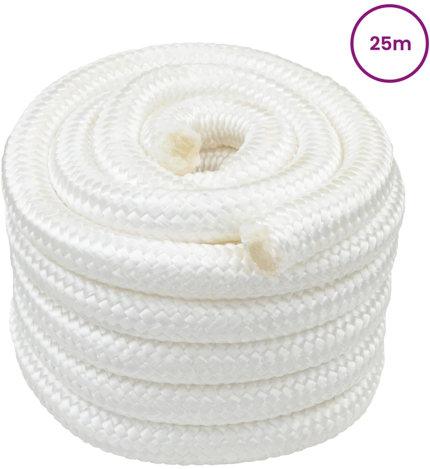 Laivo virvė 4 mm 25 m Balta