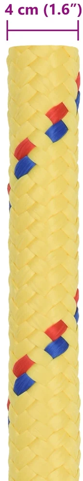 Laivo virvė 4 mm 25 m Geltona