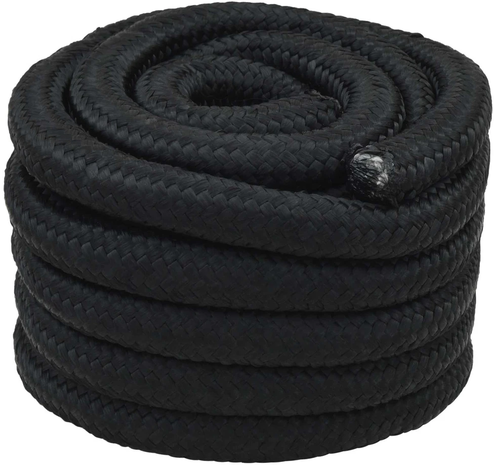 Laivo virvė 40 mm 25 m Juoda polypropylène