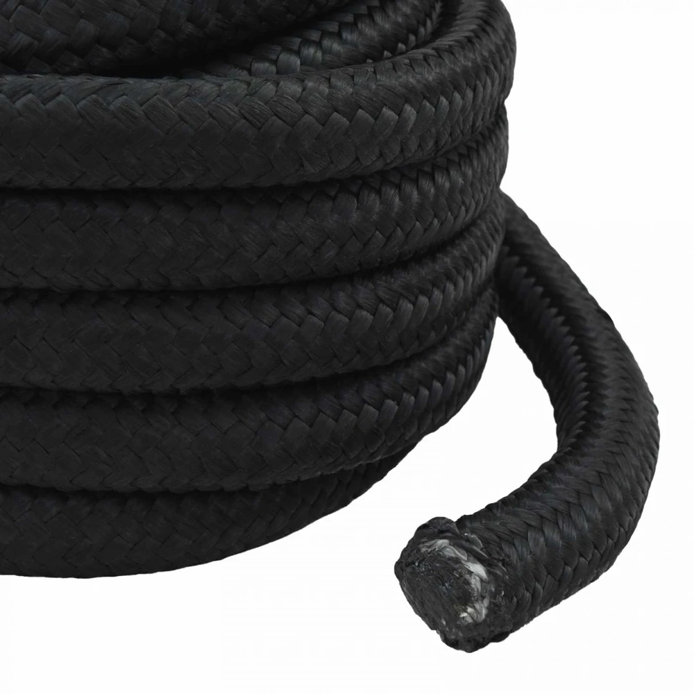 Laivo virvė 40 mm 25 m Juoda polypropylène