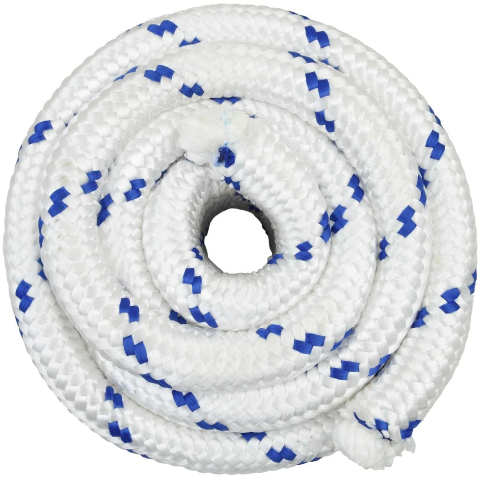 Laivo virvė 4 mm 5 m Balta ir mėlyna