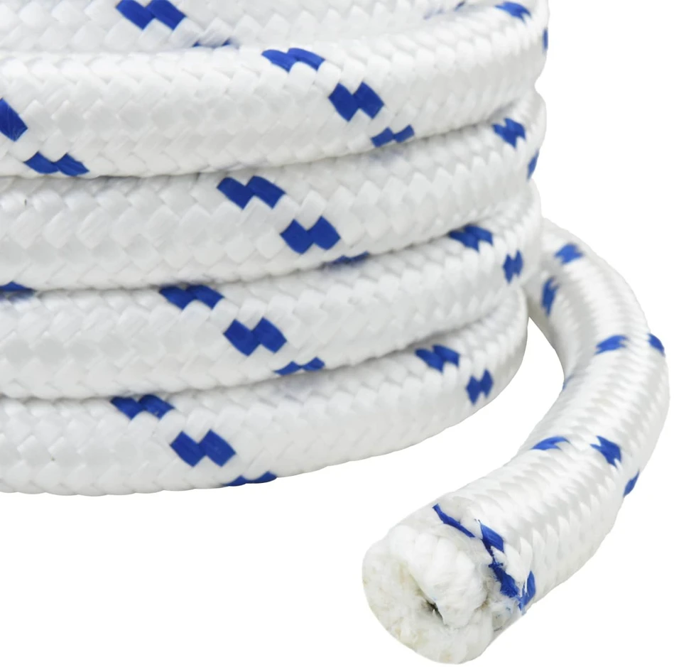 Laivo virvė 4 mm 5 m Balta ir mėlyna