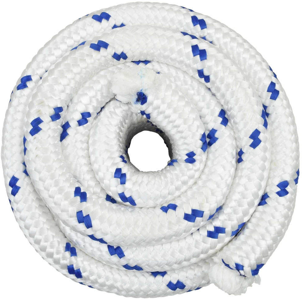 Laivo virvė 5 mm 10 m Balta ir mėlyna