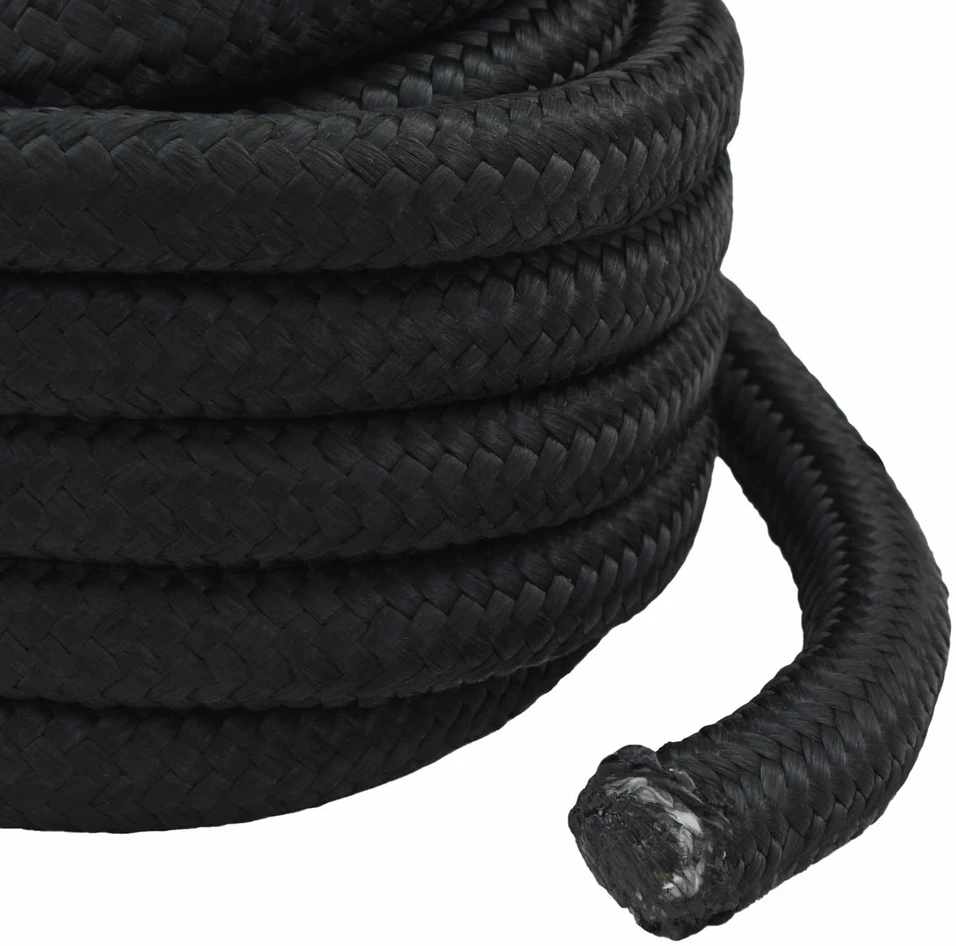 Laivo virvė 5 mm 10 m Juoda
