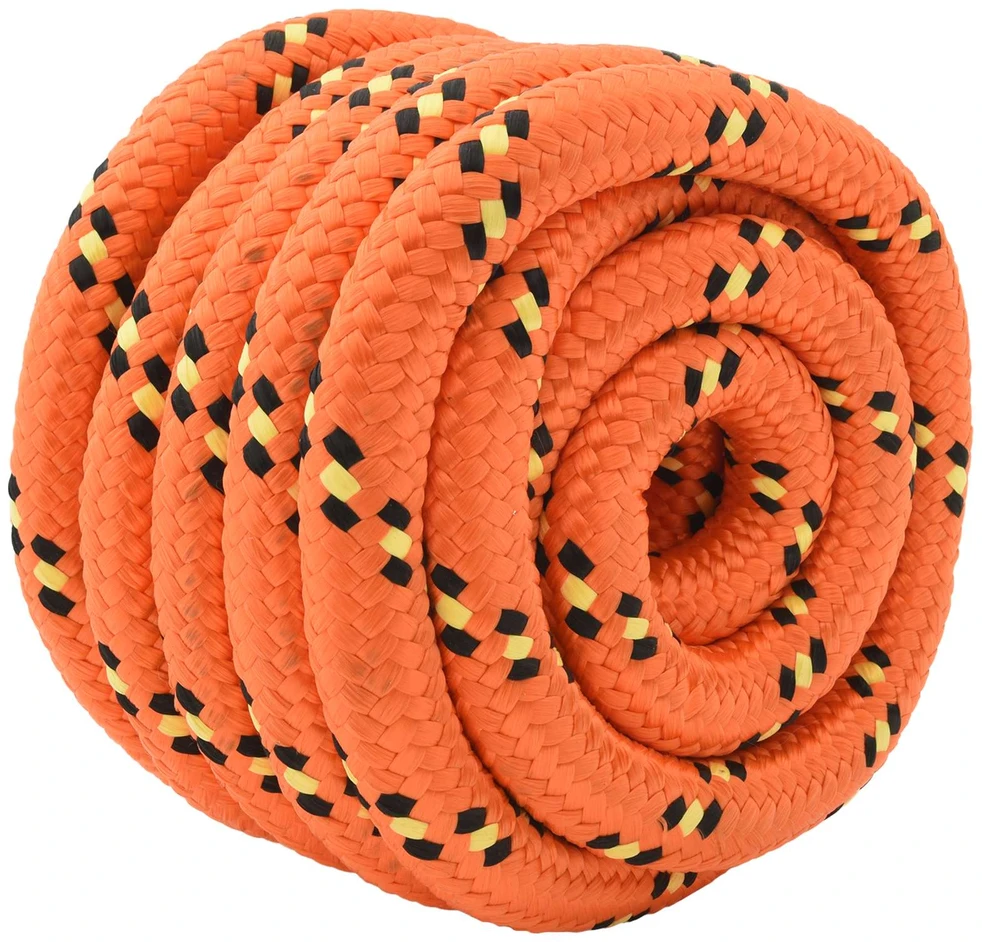 Laivo virvė 5 mm 10 m Oranžinė