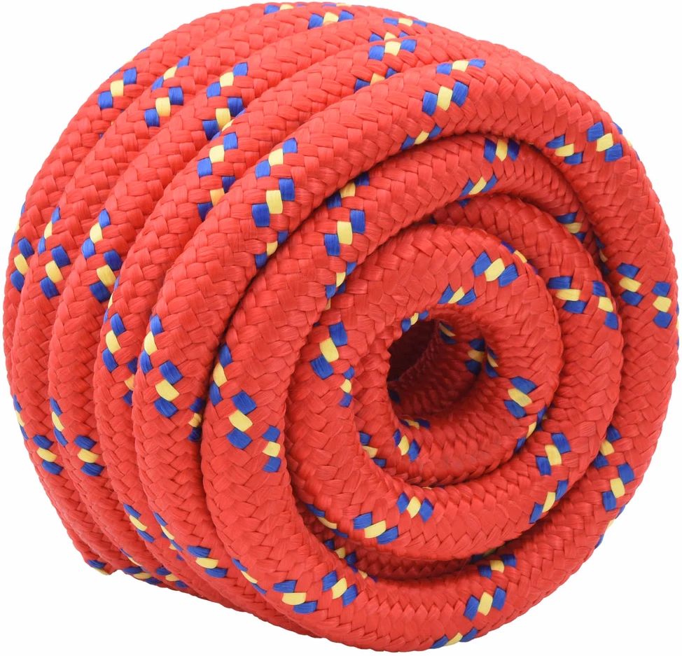 Laivo virvė 5 mm 10 m Raudona