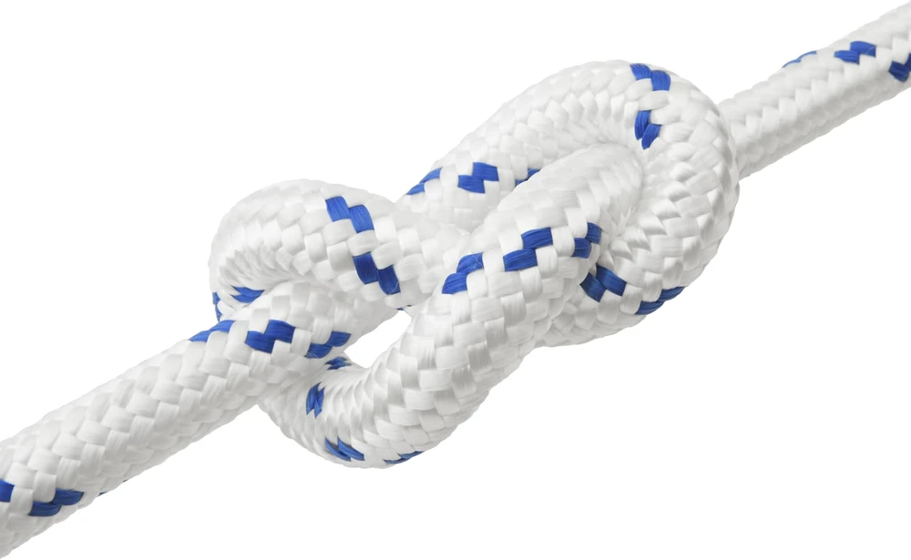 Laivo virvė 5 mm 25 m Balta ir mėlyna