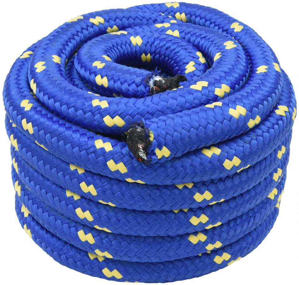 Laivo virvė 5 mm 25 m Mėlyna