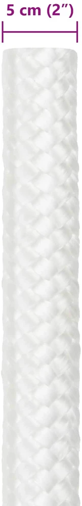 Laivo virvė 5 mm 5 m Balta