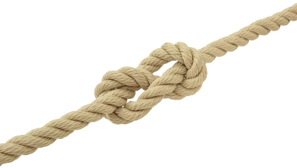 Laivo virvė 2 mm 50 m Natūrali