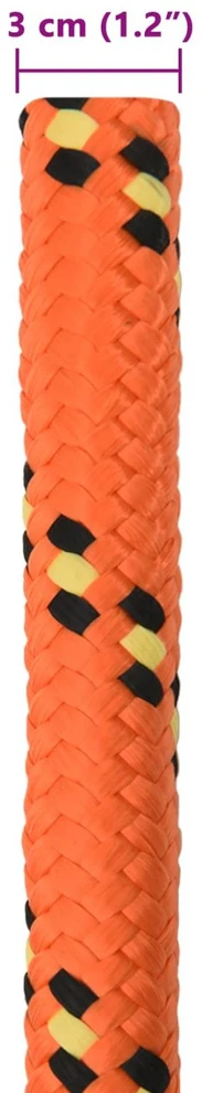 Laivo virvė 3 mm 50 m Oranžinė