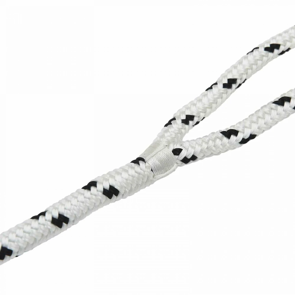 Laivo virvė 2 mm 6 m Balta ir juoda Poliesteris