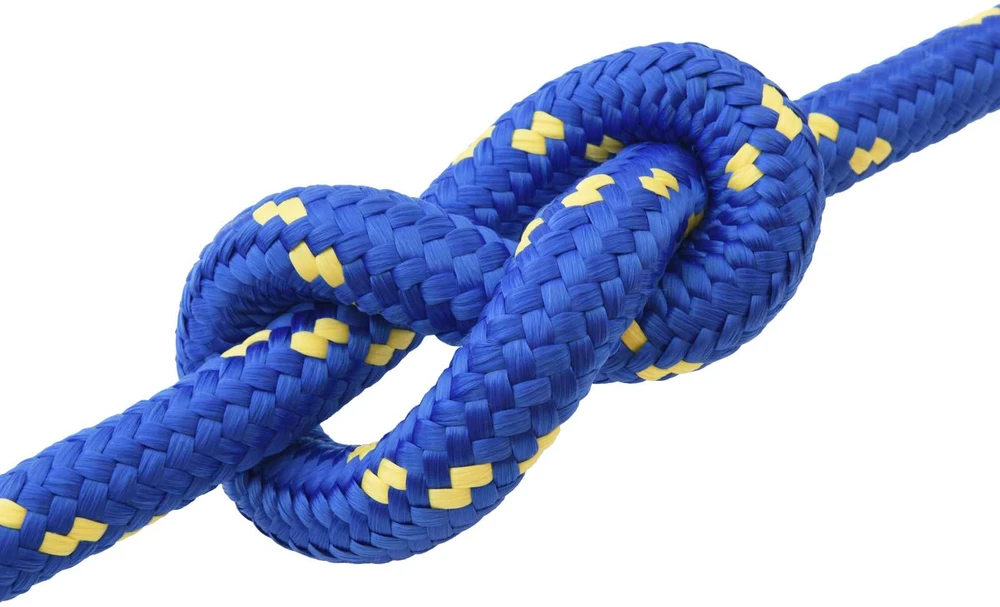 Laivo virvė 6 mm 10 m Mėlyna