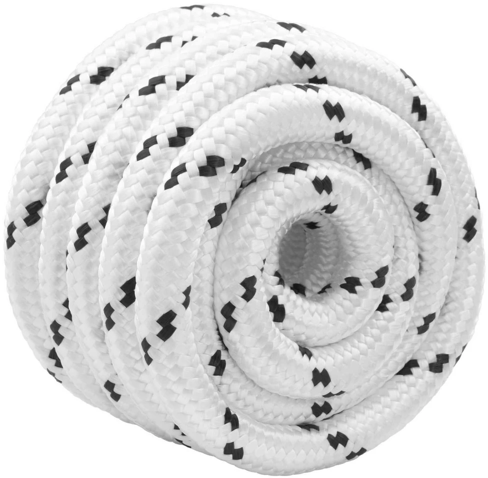 Laivo virvė 2.5 mm 50 m Balta Poliesteris