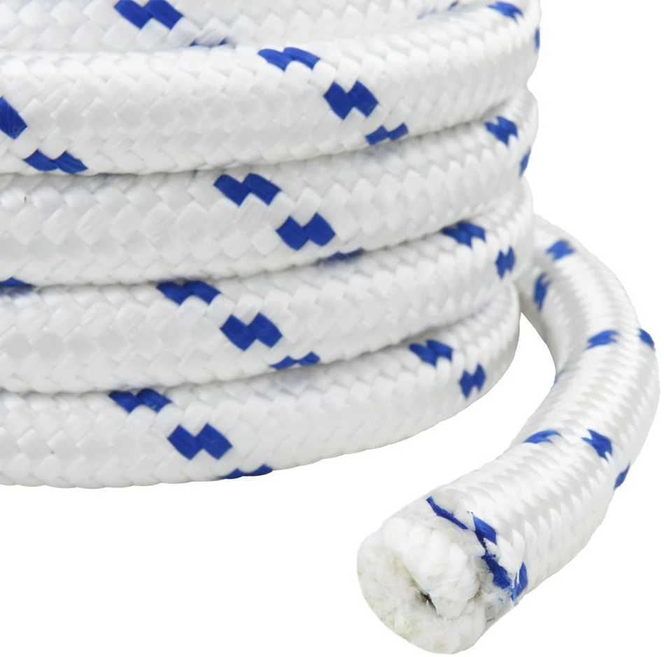 Laivo virvė 3 mm 10 m Balta ir mėlyna PP