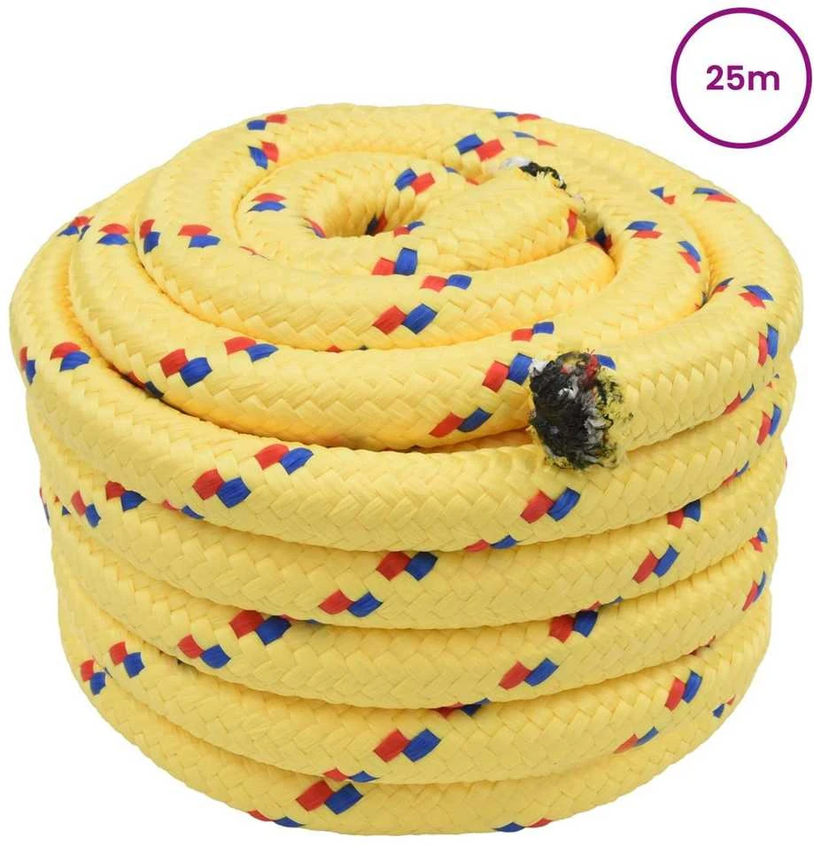 Laivo virvė 3 mm 25 m Geltona PP