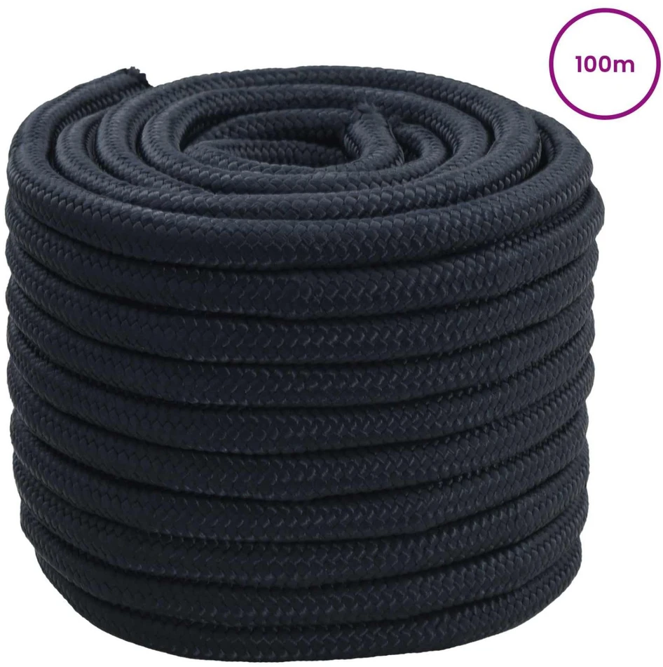 Laivo virvė 2 mm 100 m Karališka mėlyna Poliesteris