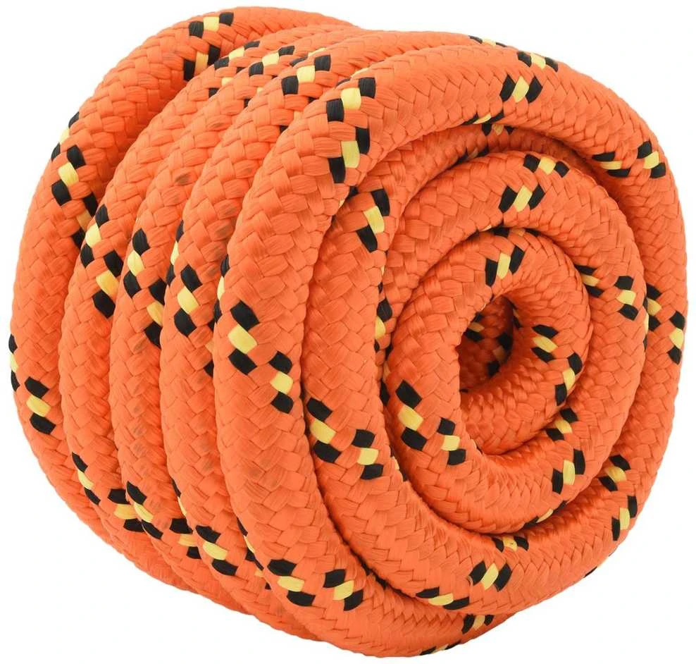 Laivo virvė 3 mm 25 m Oranžinė PP