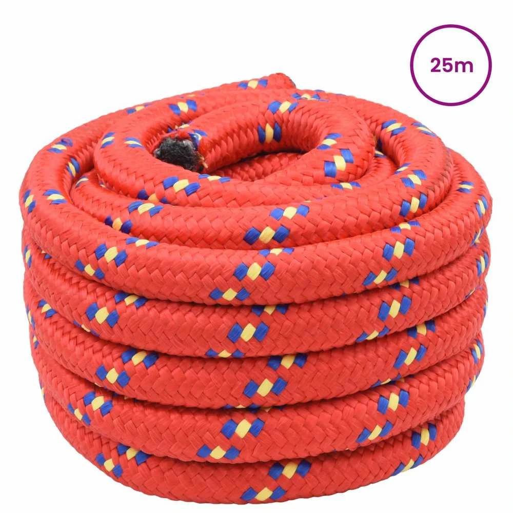 Laivo virvė 3 mm 25 m Raudona PP