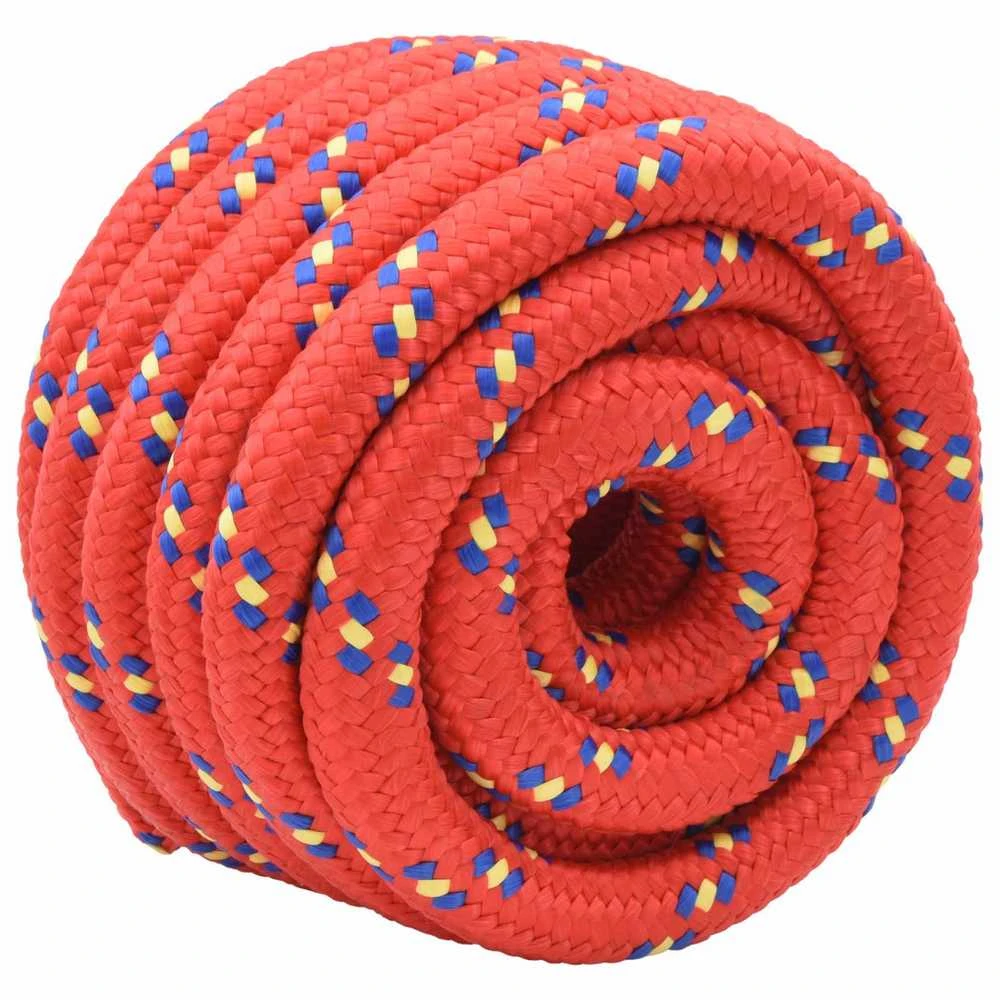 Laivo virvė 3 mm 10 m Raudona PP