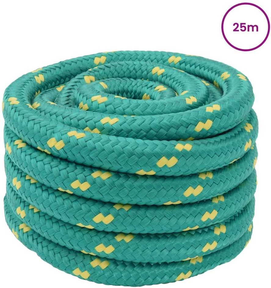 Laivo virvė 3 mm 25 m Žalia PP