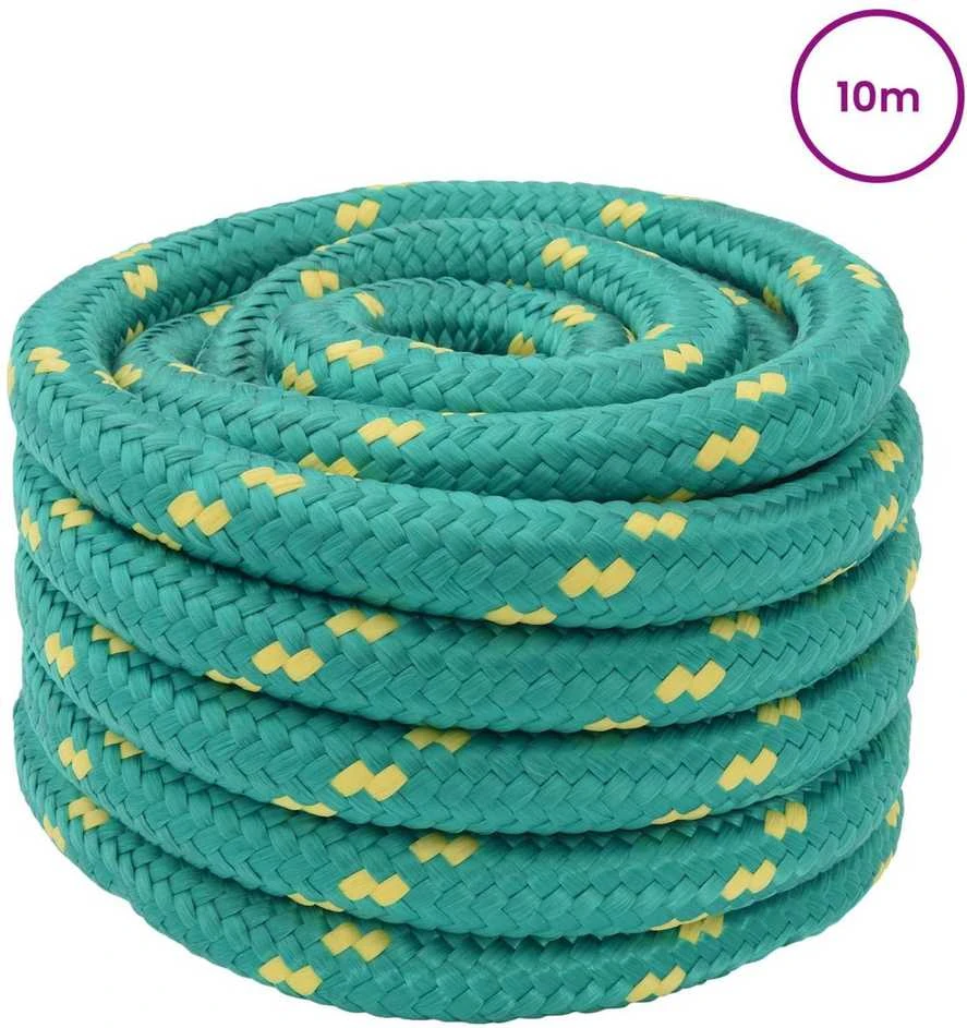 Laivo virvė 3 mm 10 m Žalia PP