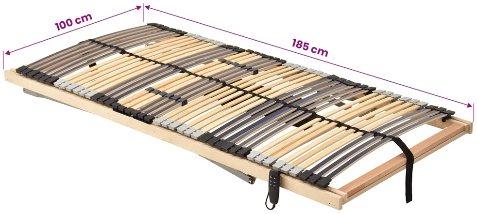 Lova Lamelinis lovos pagrindas Ruda 100 x 190 cm Kietas bukas medis