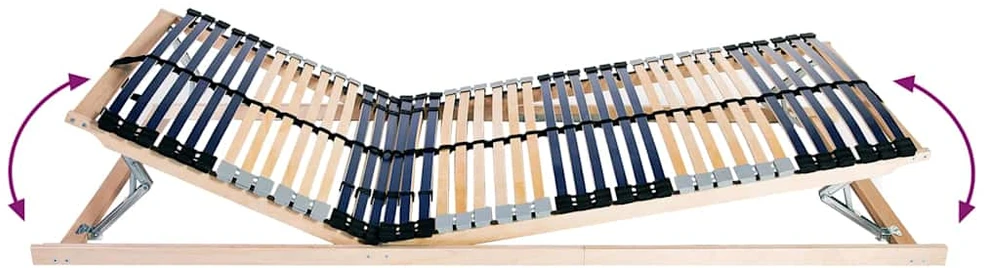 Lova Lamelinis lovos pagrindas Ruda 80 x 190 cm Kietas bukas medis