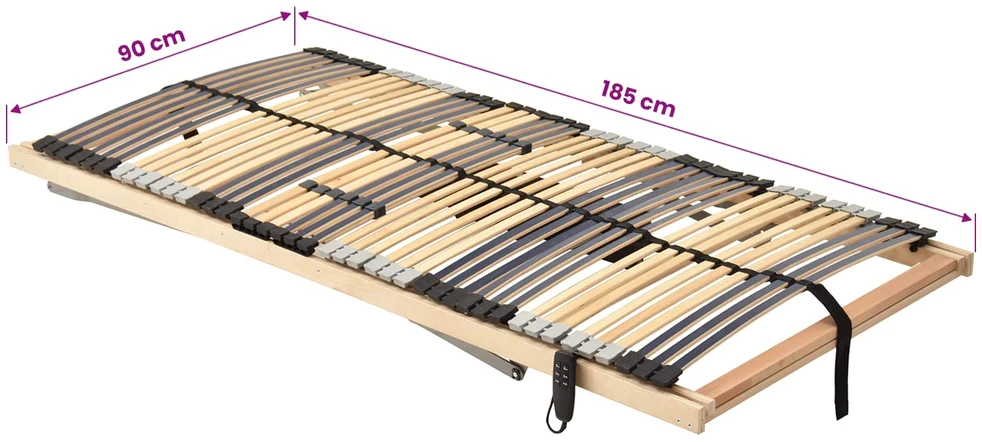 Lova Lamelinis lovos pagrindas Ruda 90 x 190 cm Kietas bukas medis