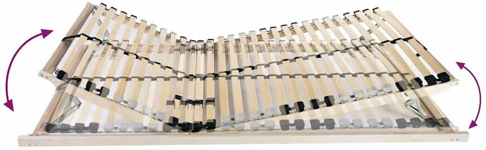 Lamelinis lovos pagrindas Ruda 140 x 190 cm Kietas bukas medis