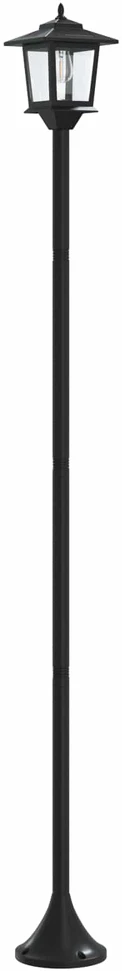 Lamp Post Set with LED Bulb 2 vnt. Juoda 16 x 16 x 156 cm