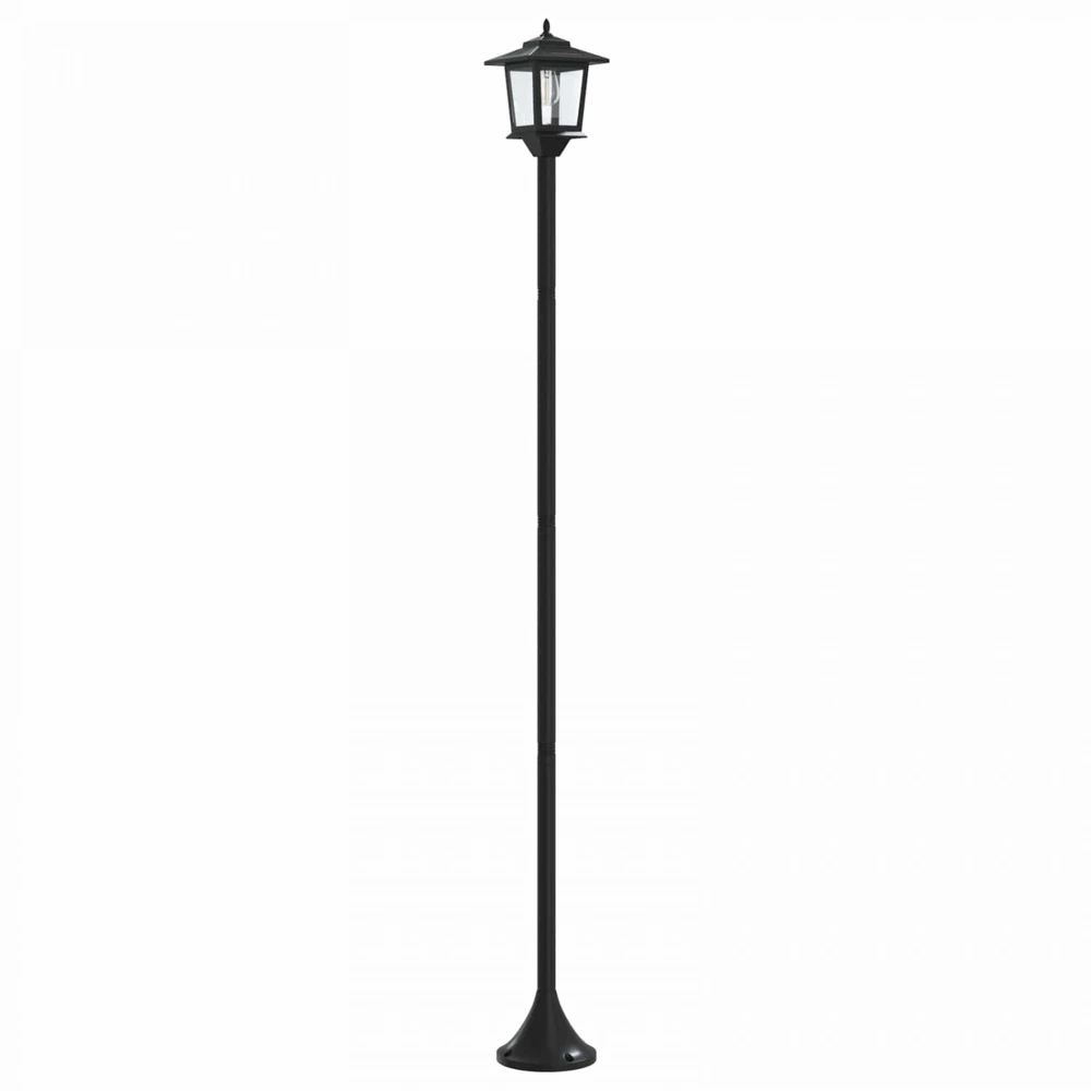 Lamp Post Set with LED Bulb 2 vnt. Juoda 16 x 16 x 156 cm